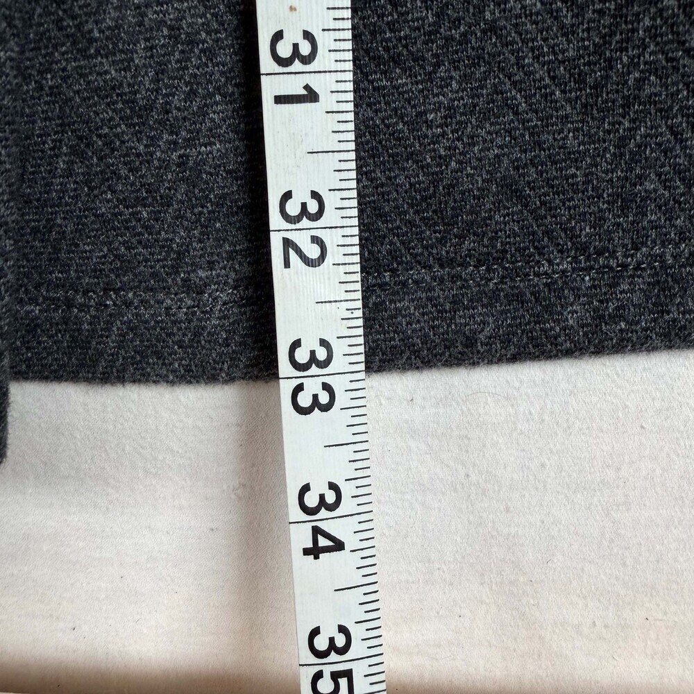 Banana Republic Charcoal Gray Drape Front Coatigan Sweater Jacket Waterfall Card - Picture 4 of 6